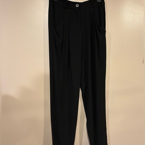 Eileen Fisher Silk Tapered Ankle Pants - Picture 14 of 14